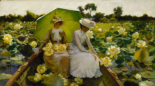 charles_courtney_curran_lilly_pond